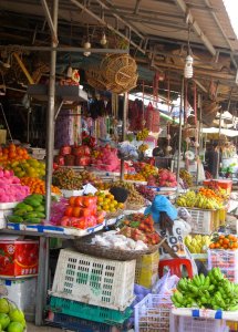 Image of a fruit and veg stall